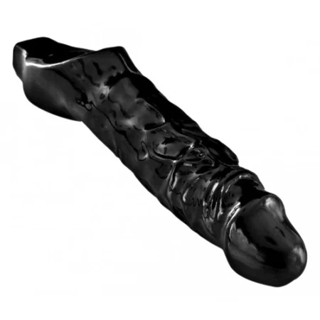 Master Series Mamba Cock Extender Dildo - Black A high-quality image of the Mamba Cock Extender Dildo.