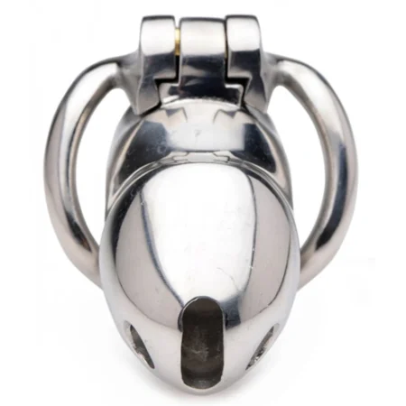 Master Series Rikers Locking Chastity Cage. Experience ultimate control with the Rikers Locking Chastity Cage.