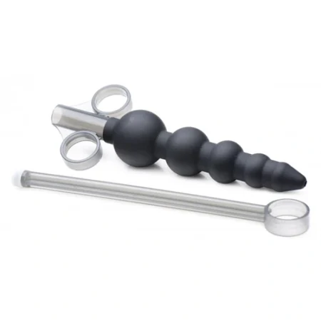 Master Series Silicone Graduated Beads Lube Applicator A high-quality image of the Silicone Beads Lube Applicator.