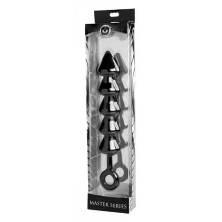 Master Series Spades Xl Anal Beads. Unlock new levels of pleasure with the Spades Xl Anal Beads.