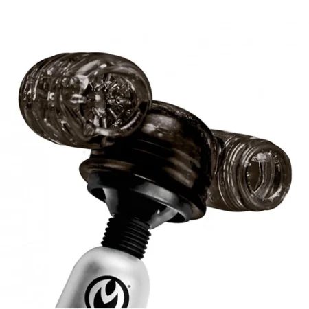 Master Series Thunder Stroke 2 In 1 Wand Vibrator Attachment A high-quality image of the Thunder Stroke Wand Attachment.