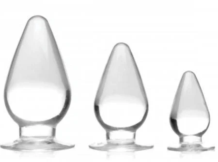 Il Set di 3 Plug Anali Triple Cones di Master Series offre un'esperienza di stimolazione anale sicura e confortevole.