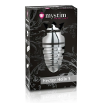 Il plug anale E-stim Hector Helix S di Mystim offre una stimolazione elettrizzante di alta qualità