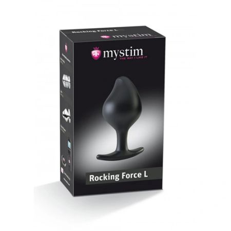 Mystim Rocking Force L E-stim Butt-plug The Mystim Rocking Force L E-stim Butt-plug is your ticket to an electrifying anal adventure.