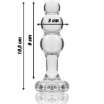 Nebula Series Model 1 - Glass Anal Plug - 10