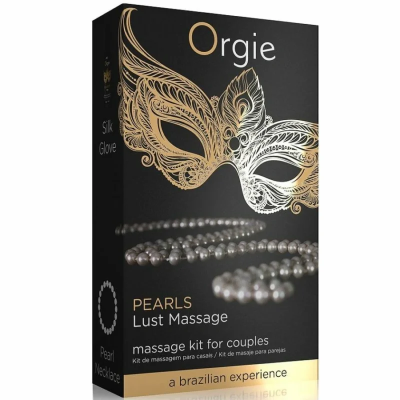 Scopri il tocco setoso del Kit Massaggio Pearl Lust per Coppie di Orgie