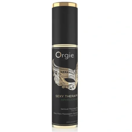 Orgie Sexy Therapy Aphrodisiac Massage Oil Silky Effect 200 ml. Immerse in an erotic massage experience with the Orgie Sexy Therapy Aphrodisiac Massage Oil Silky Effect.