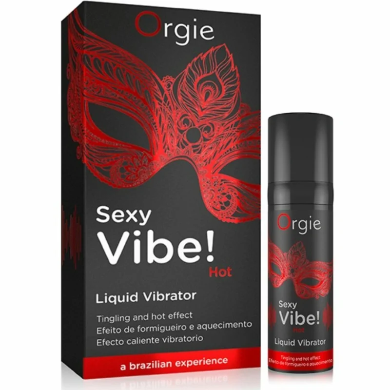 Scopri il piacere sensuale con il Liquido Vibrante Caldo Orgie