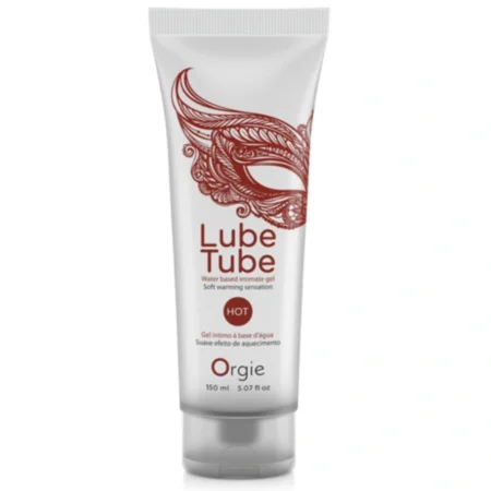 Orgie Waterbased Lube Tube Warming Effect 150 ml A high-quality image of the waterbased lube warming effect.