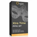 Orgie Xtra Time Delay Gel For Men 15 ml. Extend your pleasure with Orgie's Xtra Time Delay Gel for Men.