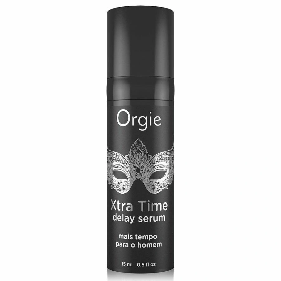 Orgie Xtra Time Delay Serum 15 ml Orgie Xtra Time Delay Serum 15 ml. Take control of your pleasure with Orgie Xtra Time Delay Serum.