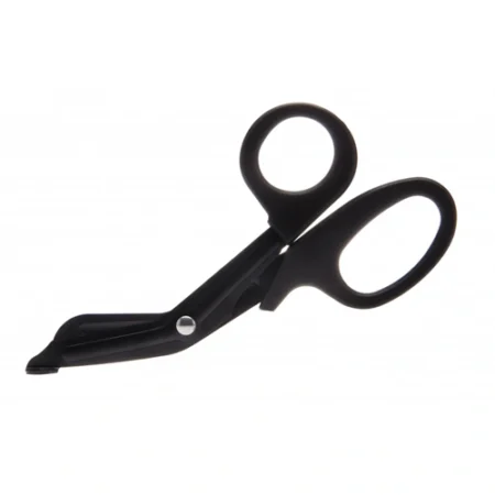 Ouch! Bondage Safety Scissor - Black. Experience safe bondage play with Ouch! Bondage Safety Scissors.