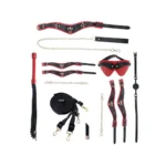 Ouch! Milan Collection - Kit with Bag The Milan Collection Bondage Kit by Ouch! is a luxury BDSM set featuring wrist and ankle cuffs