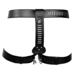 La Cintura di Castità Femminile Ouch! offre un'esperienza di controllo completo grazie al suo design bloccabile e regolabile.