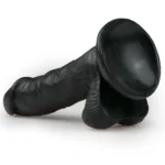 Ouch! Realistic 6 Inch Dildo With Strap-on Harness A high-quality image of the Realistic Strap-on Dildo.