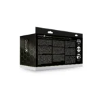 Ouch! Realistic Strap-On Harness - Glow in the Dark - 7 / 18 cm A high-quality image of the glow in the dark strap-on harness.