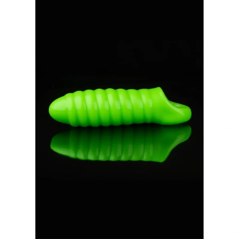 Ouch! Swirl Thick Stretchy Penis Sheath - Glow in the Dark A high-quality image of the Glow in the Dark Penis Sheath.