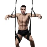 Ouch! Over the Door Swing - Black This sex swing enhances your intimate moments