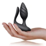 Rocks-off Cocktail - Remote Control Plug (available in Black and Purple) A high-quality image of the Remote Controlled Couples plug.