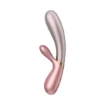 Il vibratore rabbit riscaldante Satisfyer Hot Lover offre una stimolazione doppia per un piacere indimenticabile.