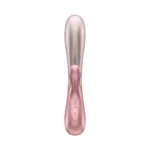 Il vibratore rabbit riscaldante Satisfyer Hot Lover offre una stimolazione doppia per un piacere indimenticabile.