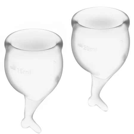 Satisfyer Feel Secure Menstrual Cup Clear 15+20ml