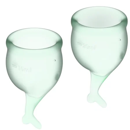 Satisfyer Satisfyer Feel Secure Menstrual Cup Light Green 15+20ml