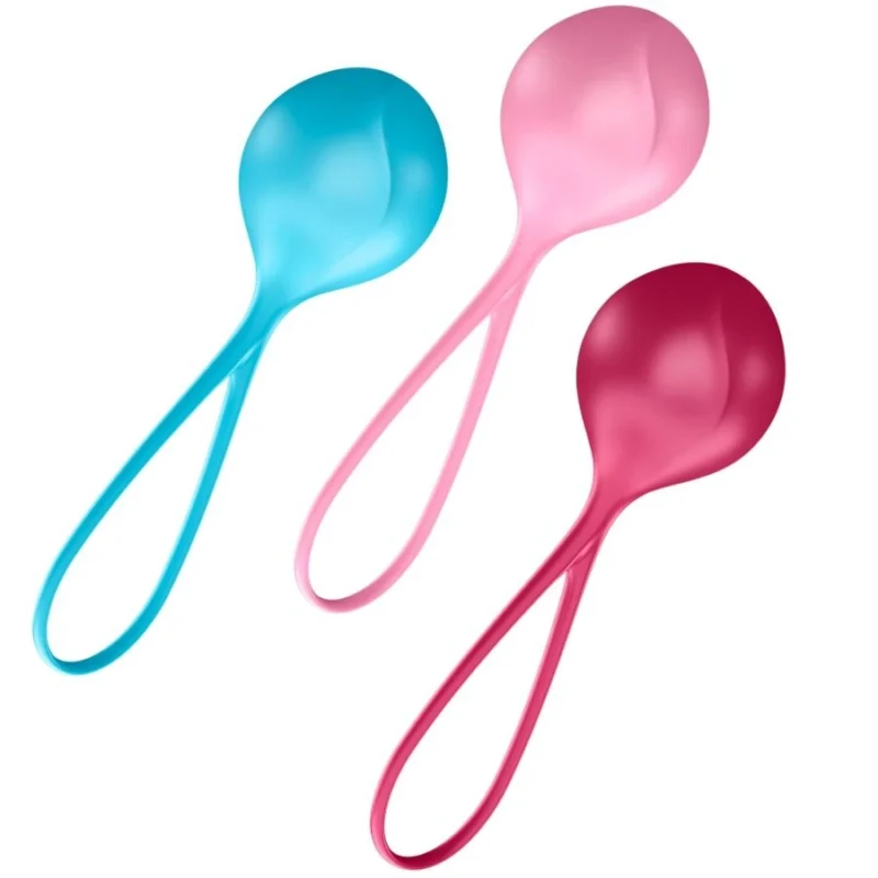 Satisfyer Loveballs Training Set 3 A high-quality image of the pelvic floor training set.