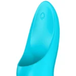 Satisfyer Teaser - Light Blue A high-quality image of the versatile finger vibrator.