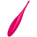 Satisfyer Twirling Fun (available in Cerise and Red and White) A high-quality image of the Satisfyer Twirling Fun vibrator.