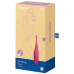 Satisfyer Twirling Fun (available in Cerise and Red and White) A high-quality image of the Satisfyer Twirling Fun vibrator.