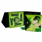 Scopri il Kit Segreto Geisha Esotico al Tè Verde di Shunga per un'esperienza intima sensoriale unica.