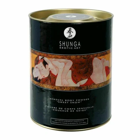 Esplora la fragranza irresistibile della Polvere Per Il Corpo Sweet Snow Spumante alla Fragola di Shunga