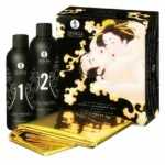 Shunga Erotic Massage Gel Oriental Body Slide - Melon Mango. Transform your intimate moments with the Erotic Massage Gel Oriental Body Slide Melon Mango.