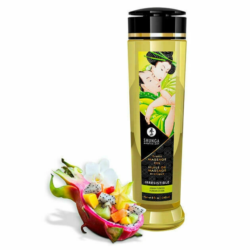 L'Olio da Massaggio Erotico Irresistibile di Shunga offre un'esperienza sensoriale unica grazie alla sua formula non grassa.