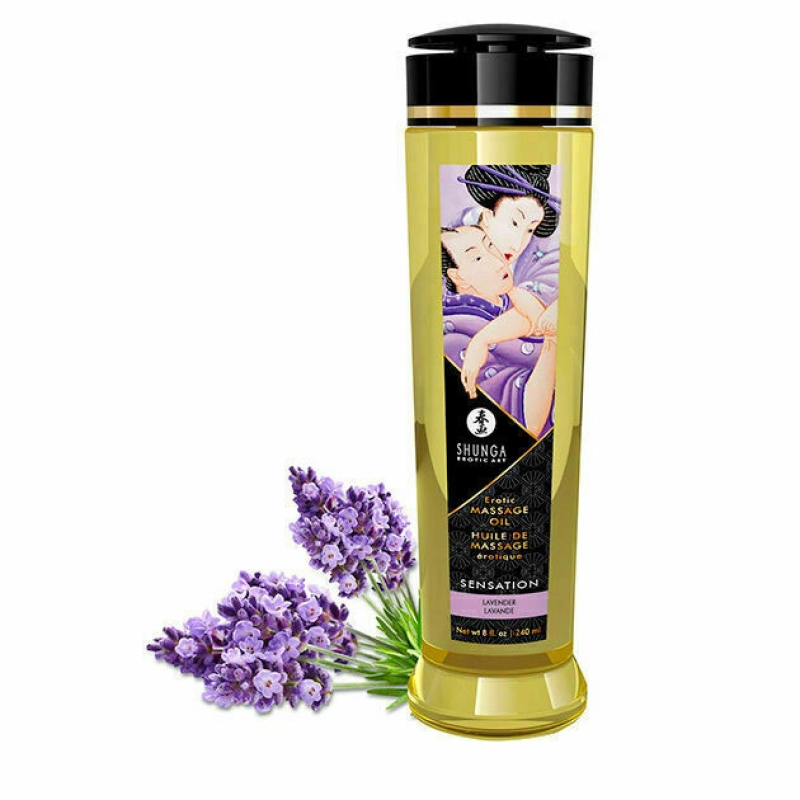 Scopri l'Olio da Massaggio Erotico Sensazione di Shunga