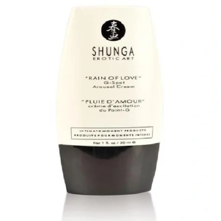 Shunga Rain Of Love G-spot Arousal Cream. Discover the secret to ultimate pleasure with Rain of Love G-spot Arousal Cream.