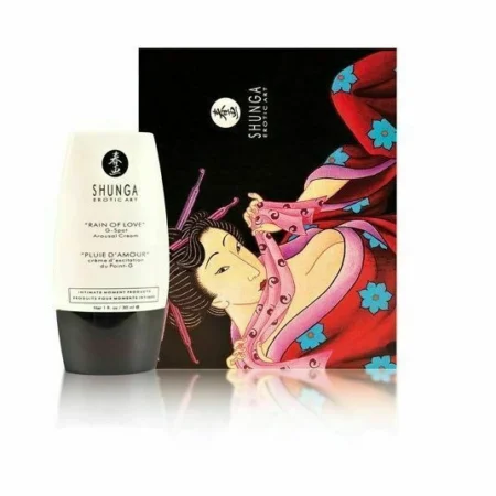 Shunga Rain Of Love G-spot Arousal Cream. Discover the secret to ultimate pleasure with Rain of Love G-spot Arousal Cream.