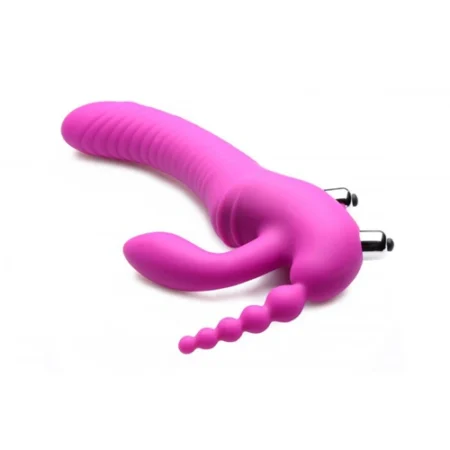 Strap U Regal Rider Strap-on Vibrator. Elevate your intimate experiences with the Regal Rider Strap-on Vibrator.