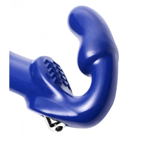 Strap U Revolver II Vibrating Strapless Strap On Dildo A high-quality image of the vibrating strapless strap on.