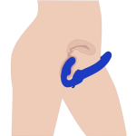 Scopri il dildo strap-on senza harness vibrante di Strap U per un piacere senza limiti e intimità naturale.