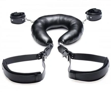 Strict Adjustable Position Strap Set With Cuffs. Enhance your bondage play with this adjustable position strap set.