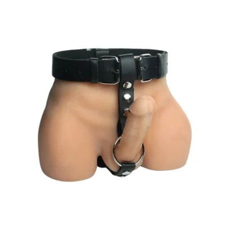 Strict Strict Leather Male Butt Plug Harness. Unlock dual pleasure with the Strict Leather Male Butt Plug Harness.