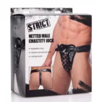 Strict Safety Net Male Chastity Belt. Unlock a new level of control with the Safety Net Male Chastity Belt.