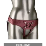 The Regal Empress Strap On - Her Royal Harness - Grey. Unleash your fantasies with The Regal Empress Strap On.