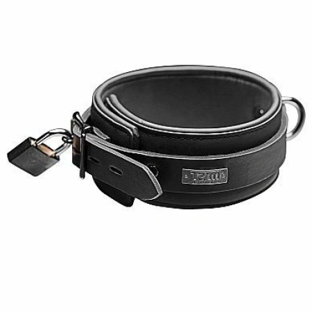 Il Collare in Neoprene con Lucchetto Tom Of Finland offre un'esperienza di bondage elegante e sicura