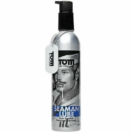 Tom Of Finland Seaman Lube 236ml A high-quality image of the authentic erotic lubricant.