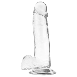 X Ray Clear Cock With Balls 20cm X 4.5cm A high-quality image of the best penis dildo.