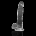 X Ray Clear Cock With Balls 22cm X 4.6cm A high-quality image of the best penis dildo.