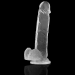 X Ray Clear Cock With Balls 22cm X 4.6cm A high-quality image of the best penis dildo.